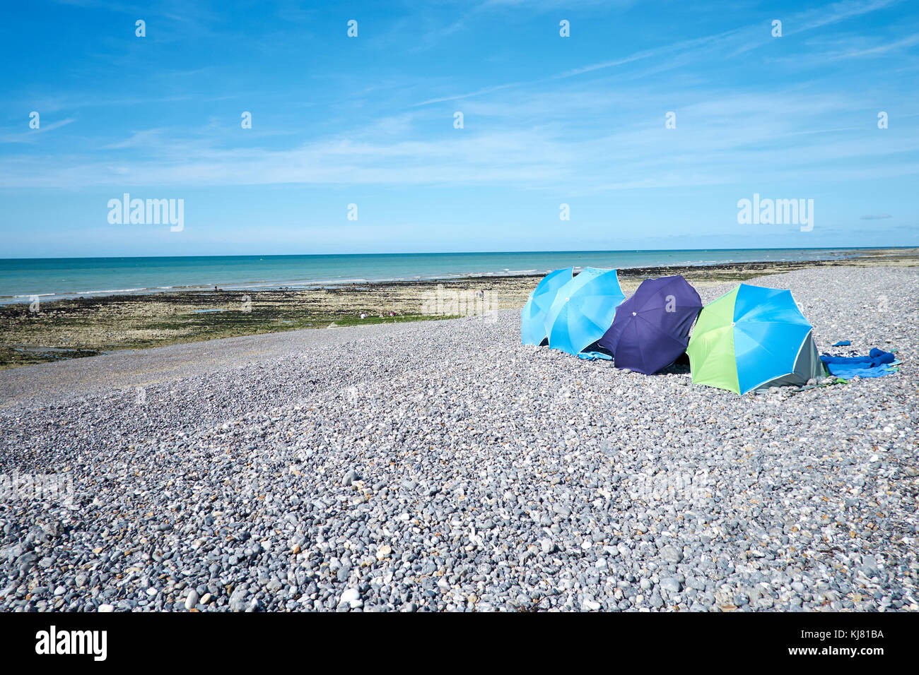 Normandy Beach Stones Stock Photos Normandy Beach Stones