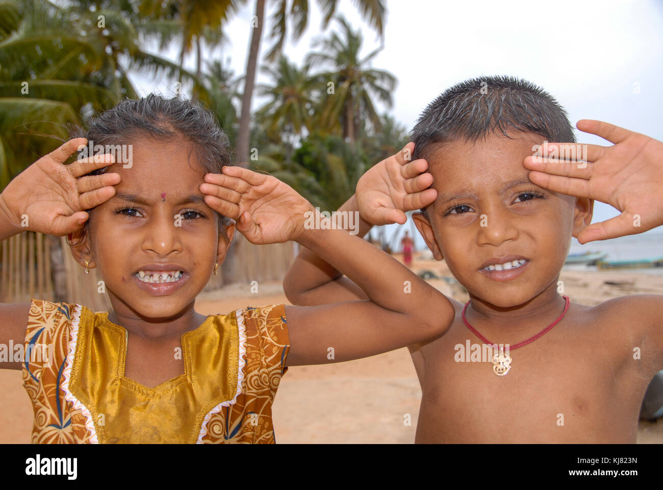 Portrait of child in Sri Lanka Stock Photo Alamy