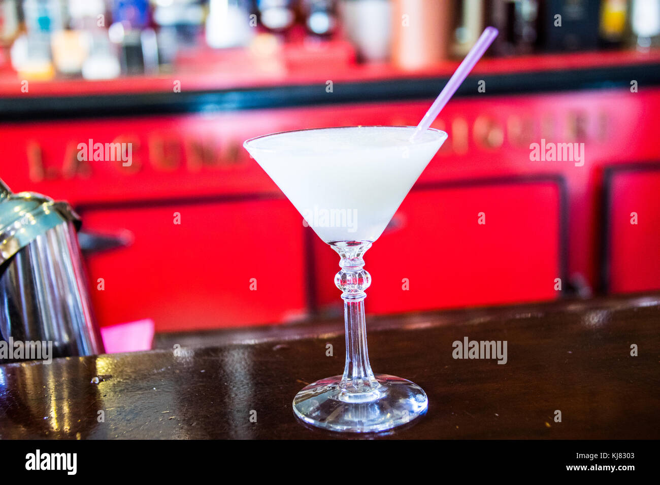 Frozen daiquiri at Floridita, the bar that originated the daiquiri