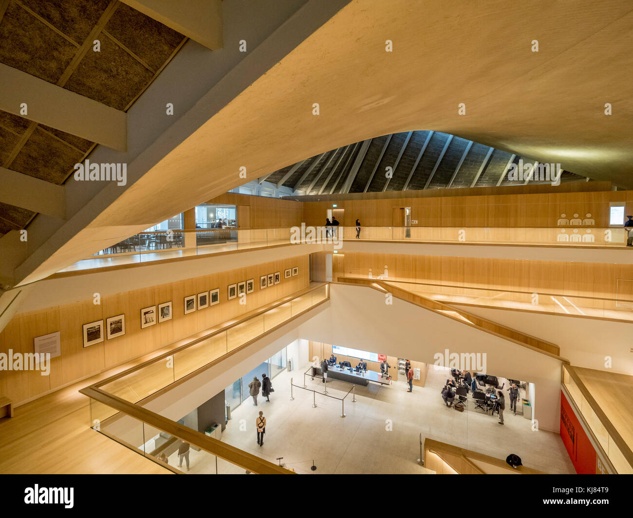 Interior of The Design Museum, London, UK Stock Photo