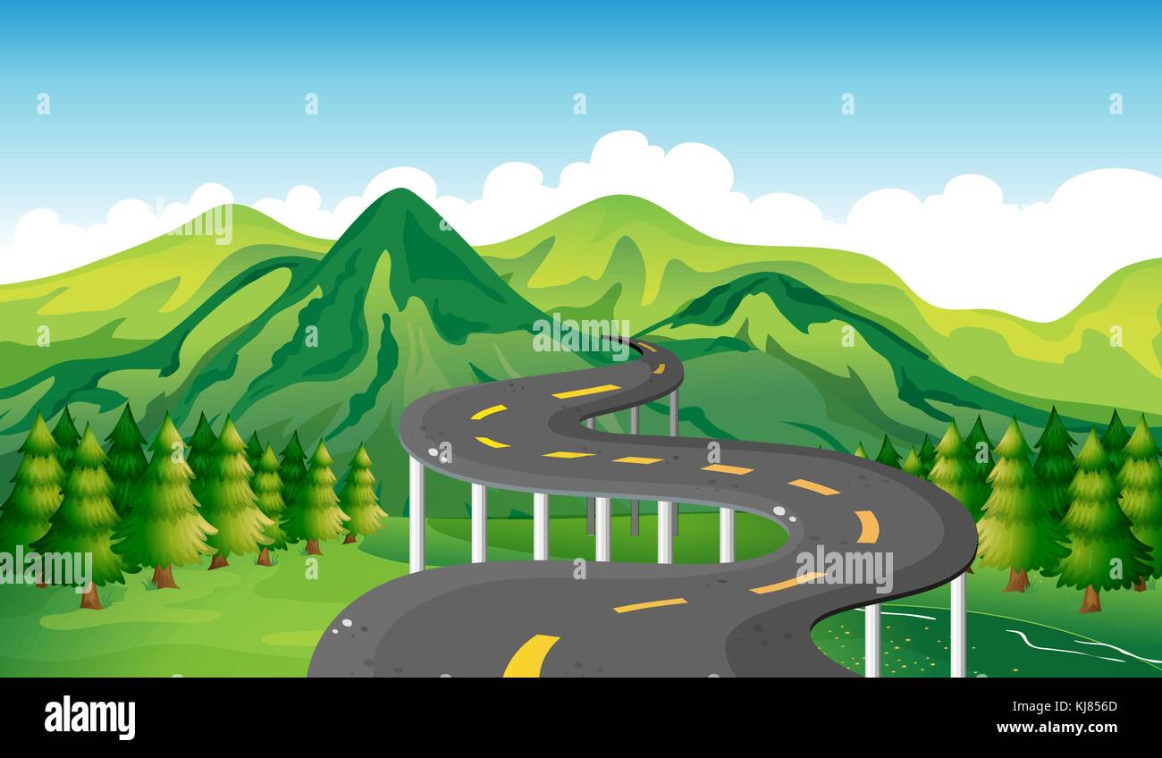 Very narrow lane Stock Vector Images - Alamy