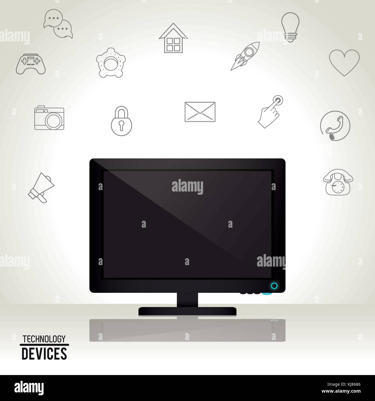 Computer screen technology Stock Vector Image & Art - Alamy