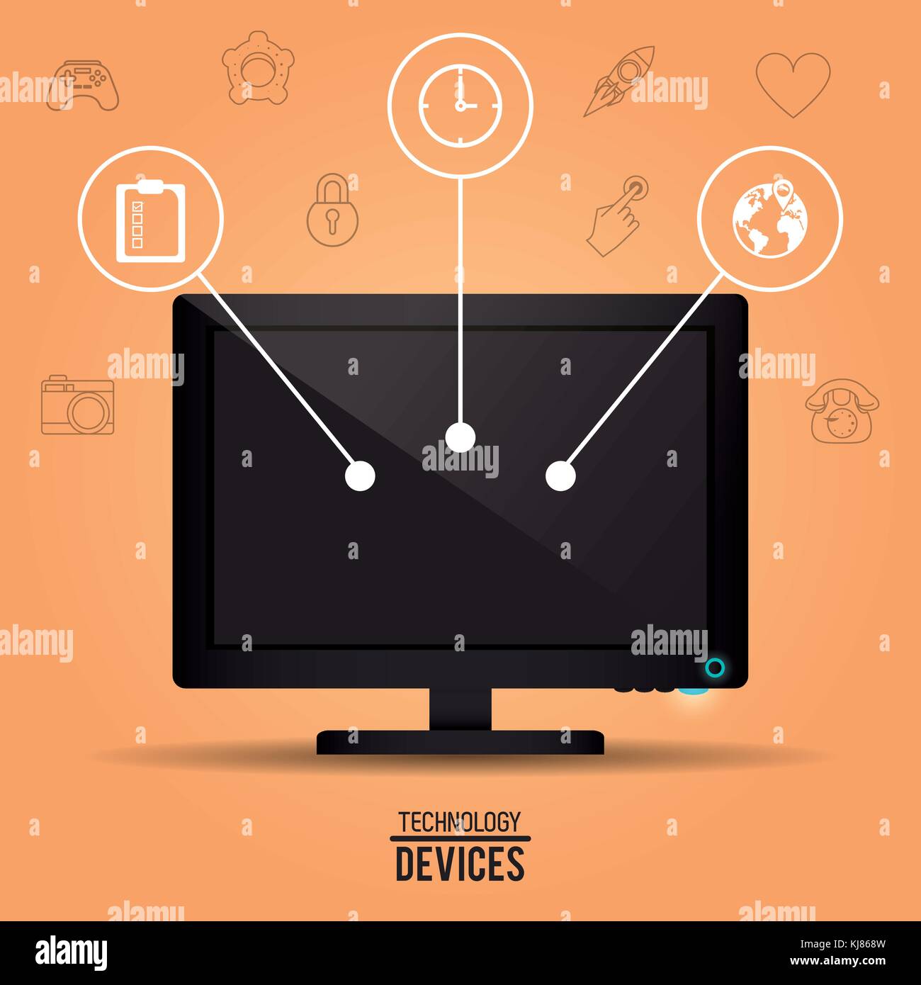 Computer screen technology Stock Vector Image & Art - Alamy