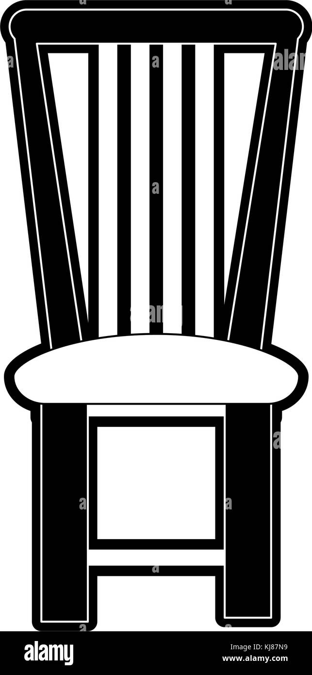 wooden chair isolated Stock Vector Image & Art - Alamy