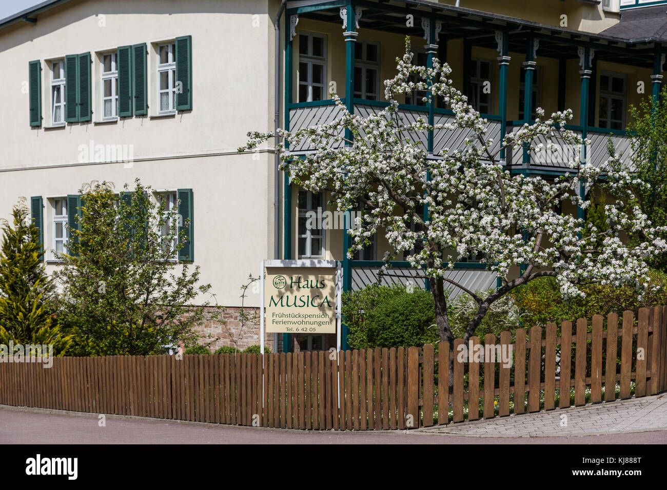 Kurpark Bad Suderode Haus Des Waldes Stock Photo 166139256 Alamy