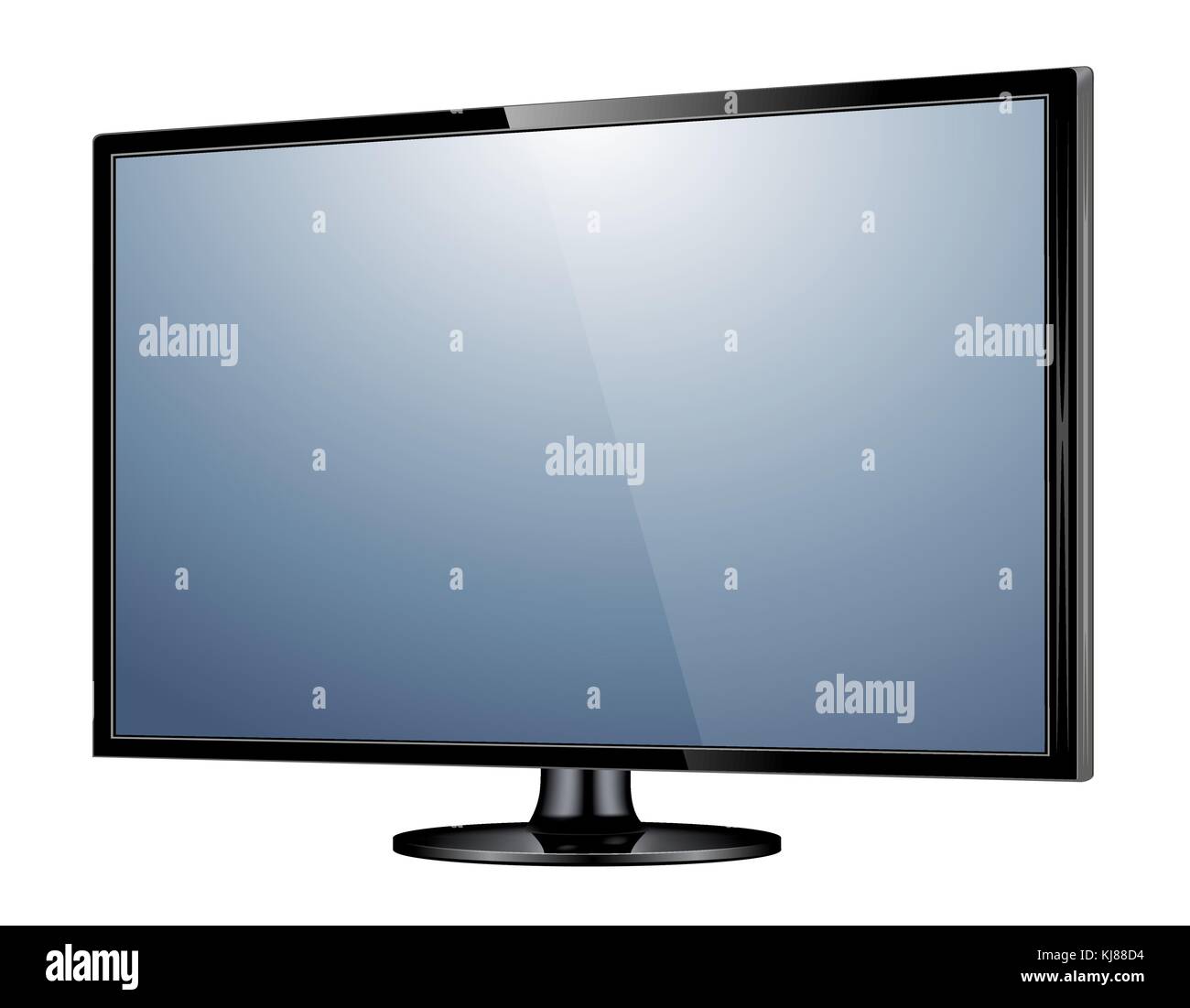 TV Screen Flat Lcd Led Vector Illustration Stock Vector Image Art Alamy