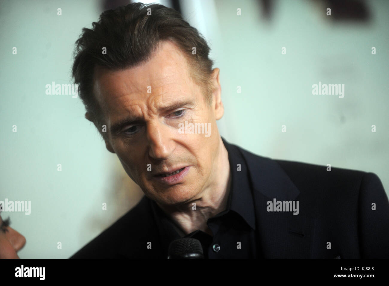 NEW YORK, NY - DECEMBER 07: Liam Neeson attends the 'A Monster Calls ...