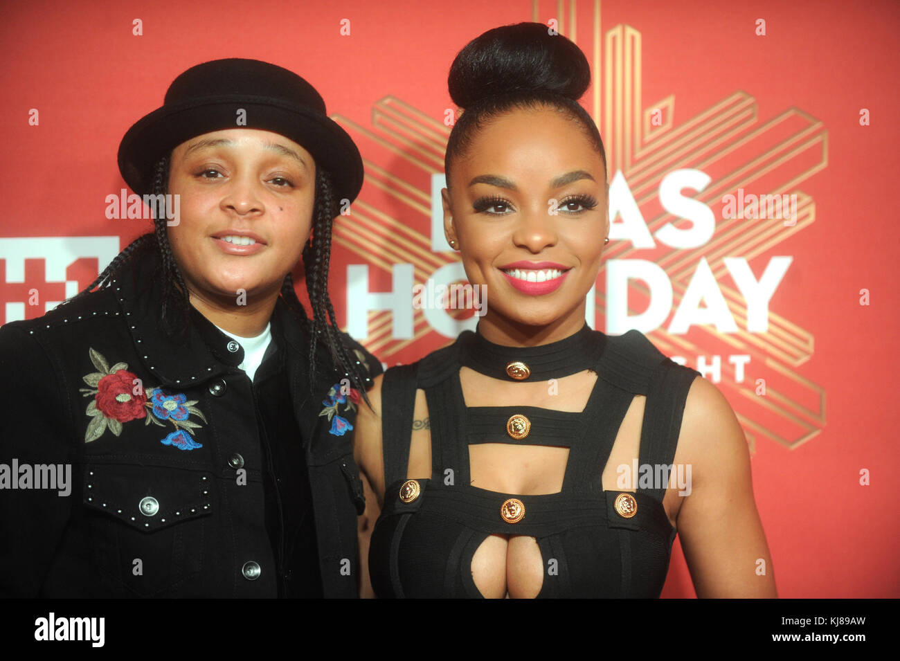 NEW YORK, NY - DECEMBER 02: Felicia Snoop Pearson, J. Adrienne attends the  2016 VH1 Divas Holiday: Unsilent Night at Kings Theatre on December 2, 2016  in the Brooklyn borough of New