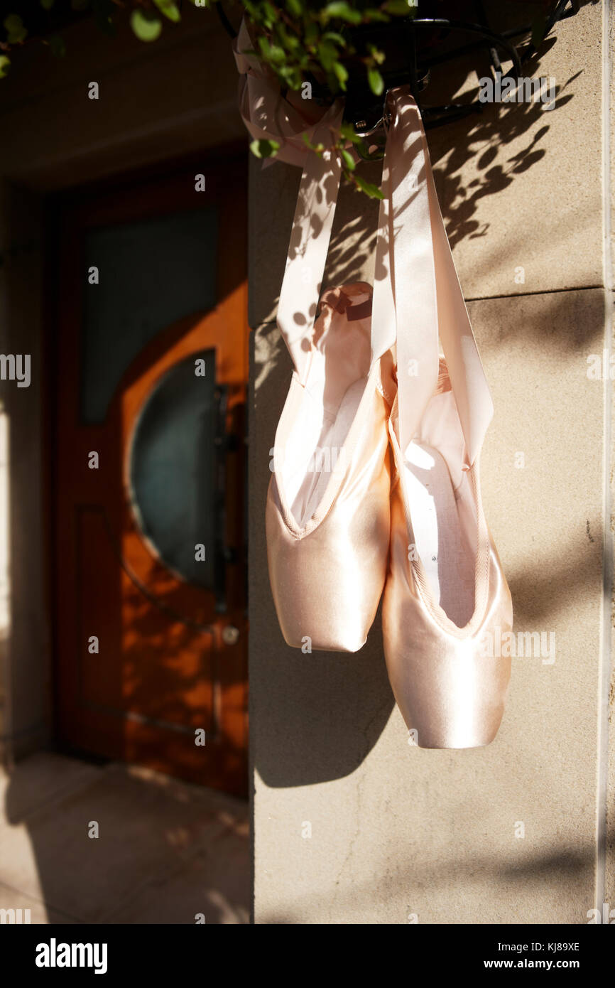 Ballet Shoes Hanging Stock Photos & Ballet Shoes Hanging Stock Images Alamy