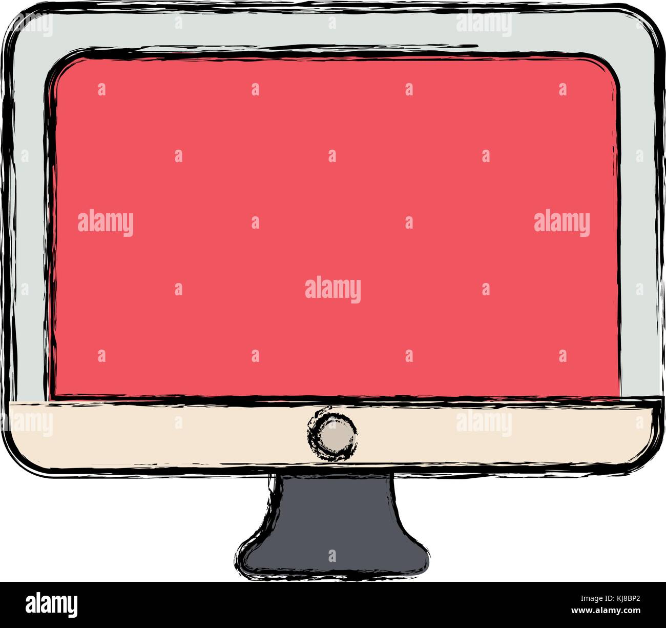 computer monitor icon Stock Vector Image & Art - Alamy