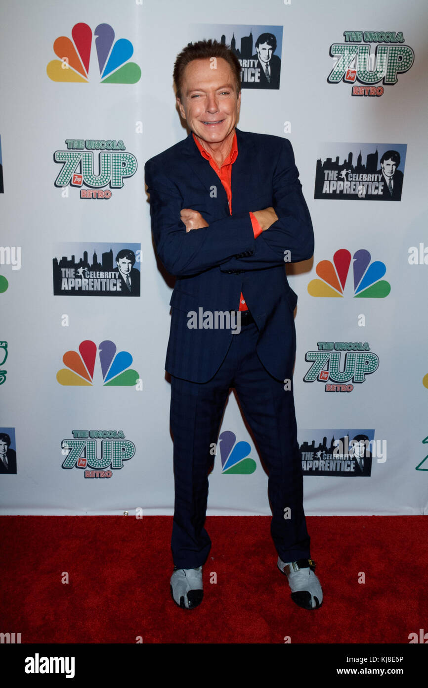 David Cassidy attends 'The Celebrity Apprentice' Season 4 Finale at Trump SoHo on May 22, 2011 in New York City. Stock Photo