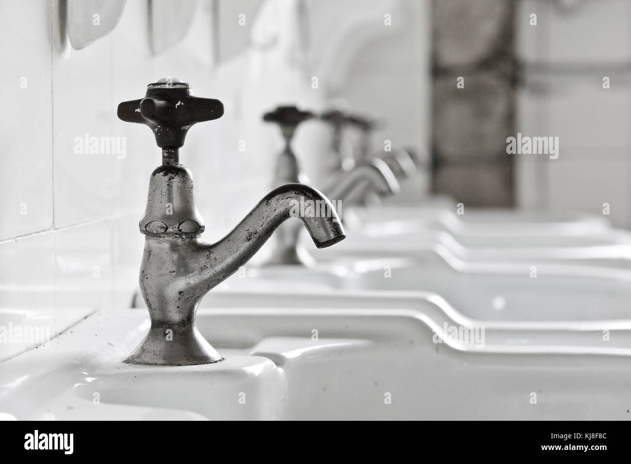 alte Waschbecken Stock Photo