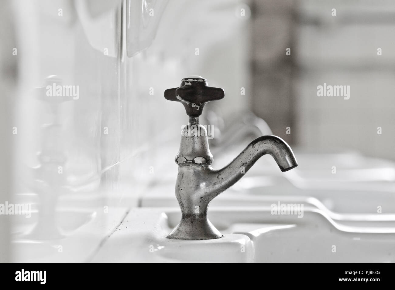 alte Waschbecken Stock Photo