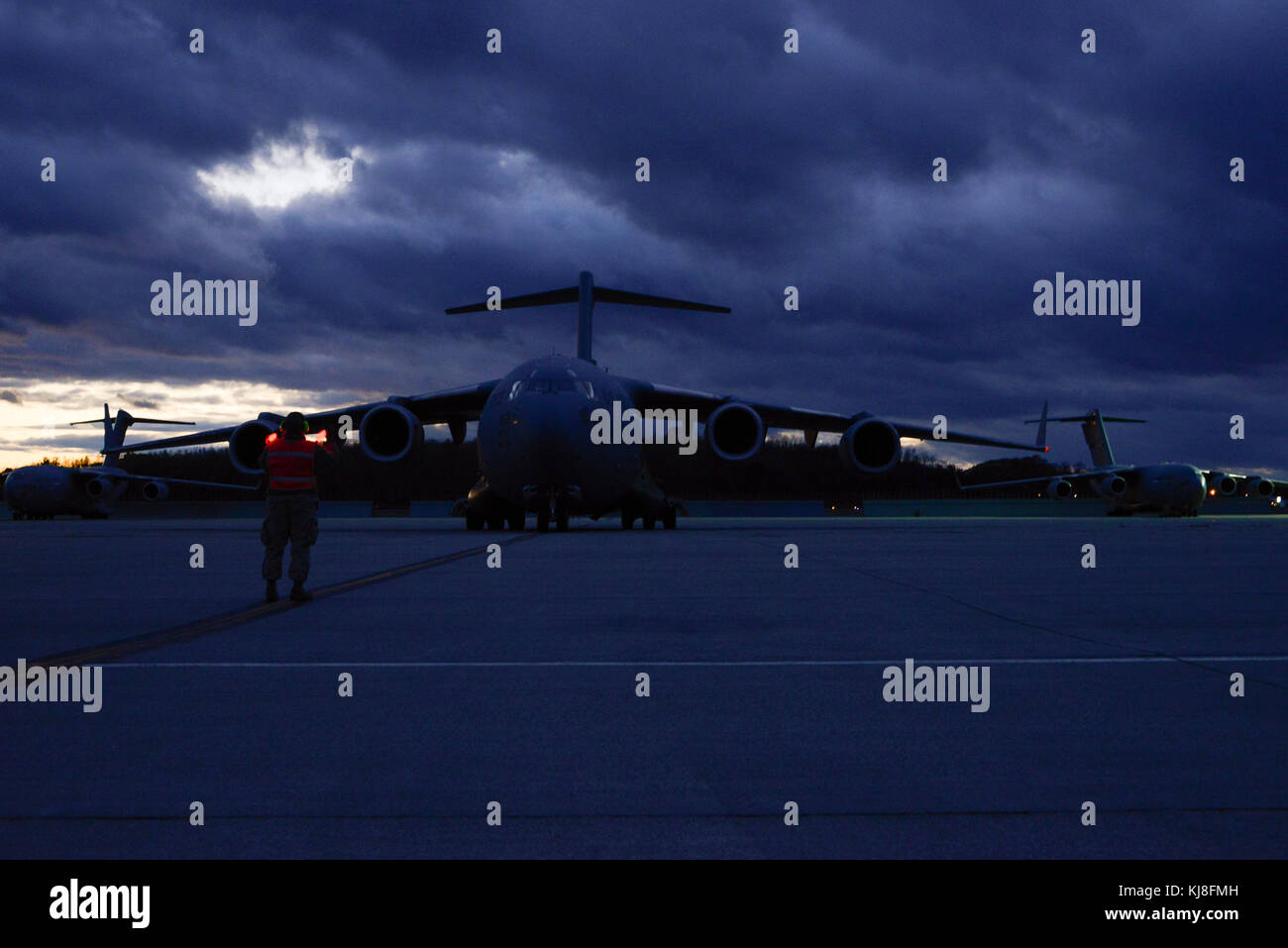 C17 Globemaster III, originally assigned to McChord Air Force Base, arrives at Stewart Air