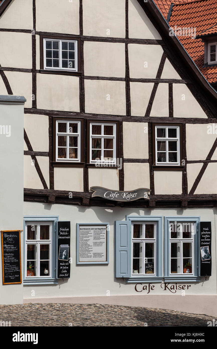 Quedlinburg cafe hires stock photography and images Alamy