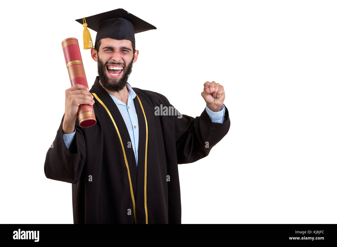 Green cap and gown graduation hi-res stock photography and images - Alamy
