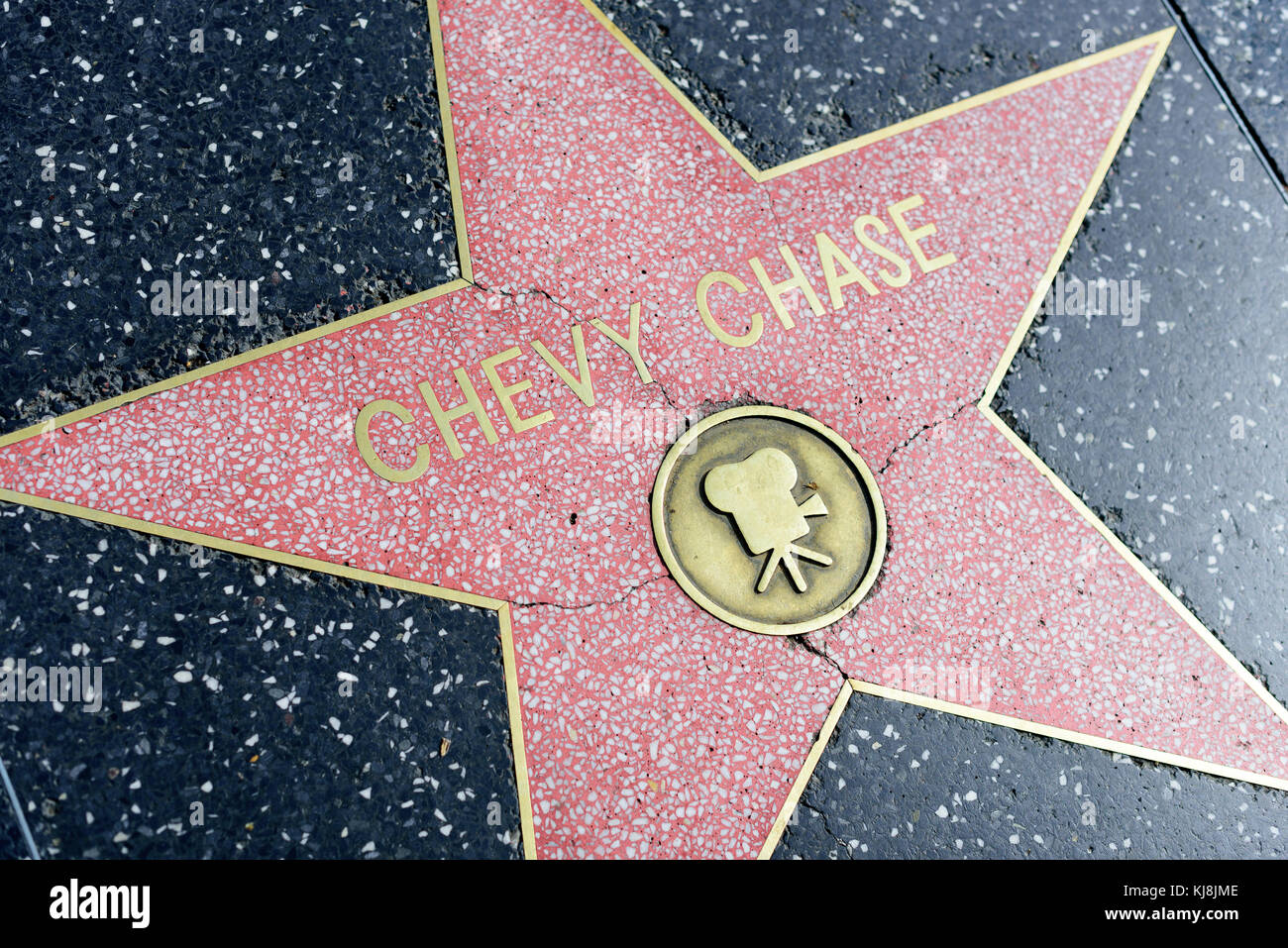 HOLLYWOOD, CA - DECEMBER 06: Chevy Chase star on the Hollywood Walk of Fame in Hollywood, California on Dec. 6, 2016. Stock Photo