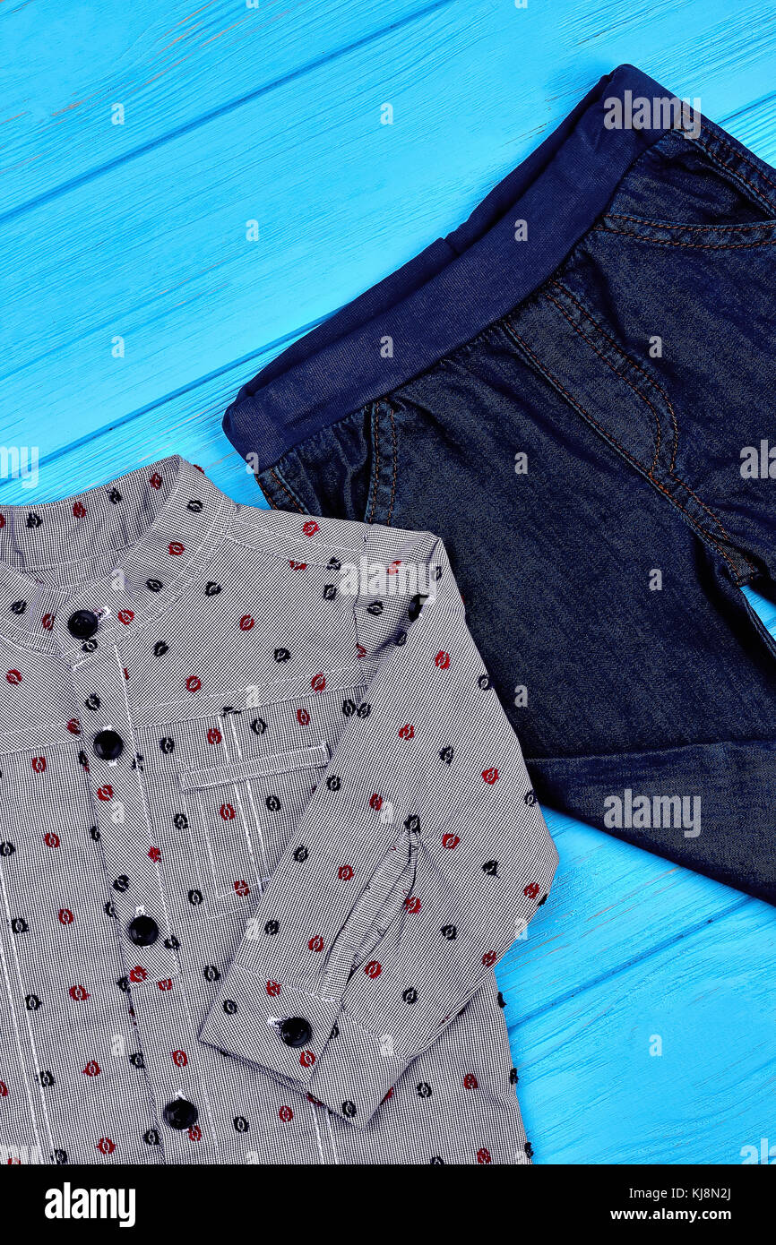 baby boy denim outfit