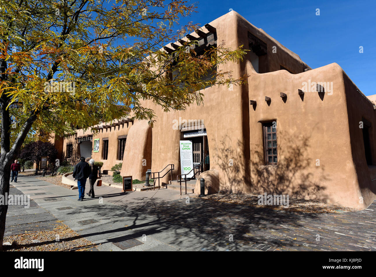 New Mexico Museum of Art, Santa Fe, NM Stock Photo
