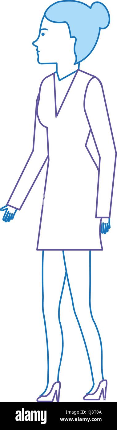 elegant businesswoman avatar character Stock Vector Image & Art - Alamy