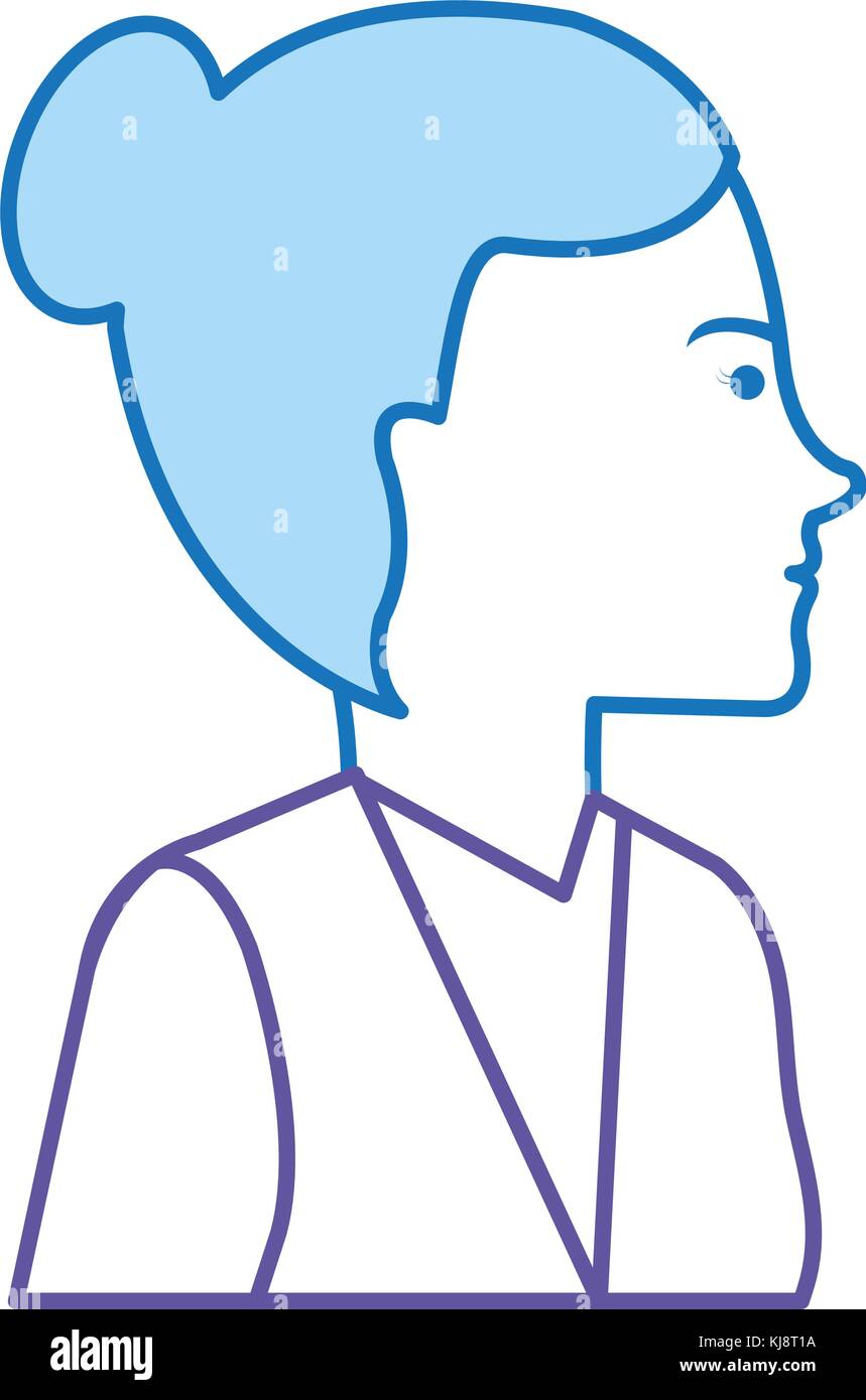 businesswoman profile avatar character Stock Vector Image & Art - Alamy