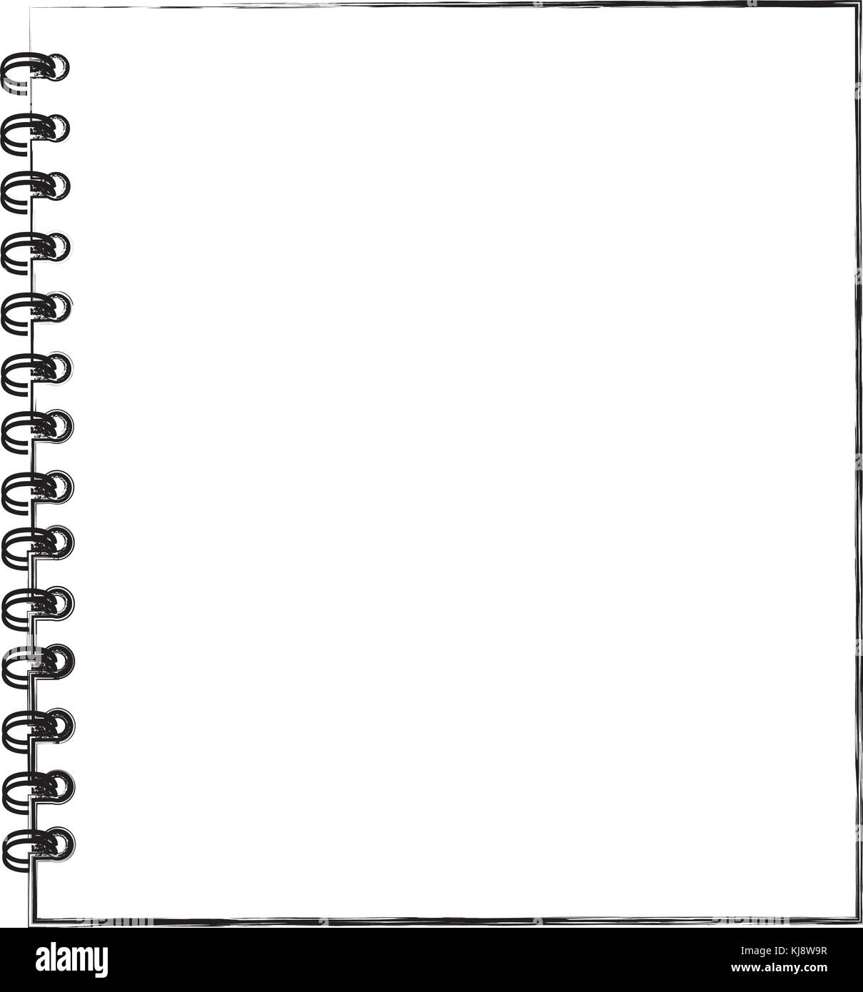 sketch draw notebook cartoon Stock Vector Image & Art Alamy