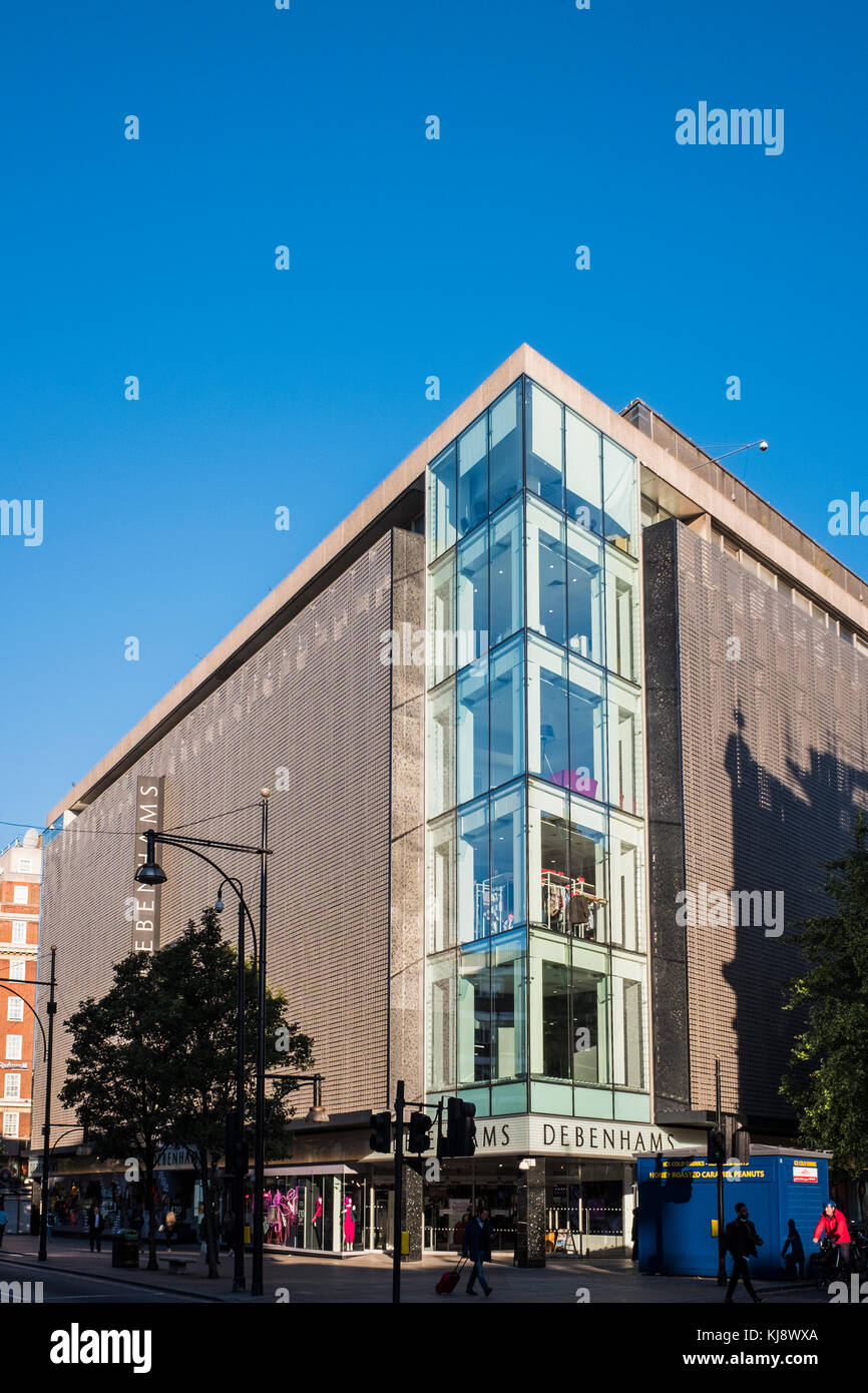 Debenhams department store, Oxford street, London, England, U.K Stock