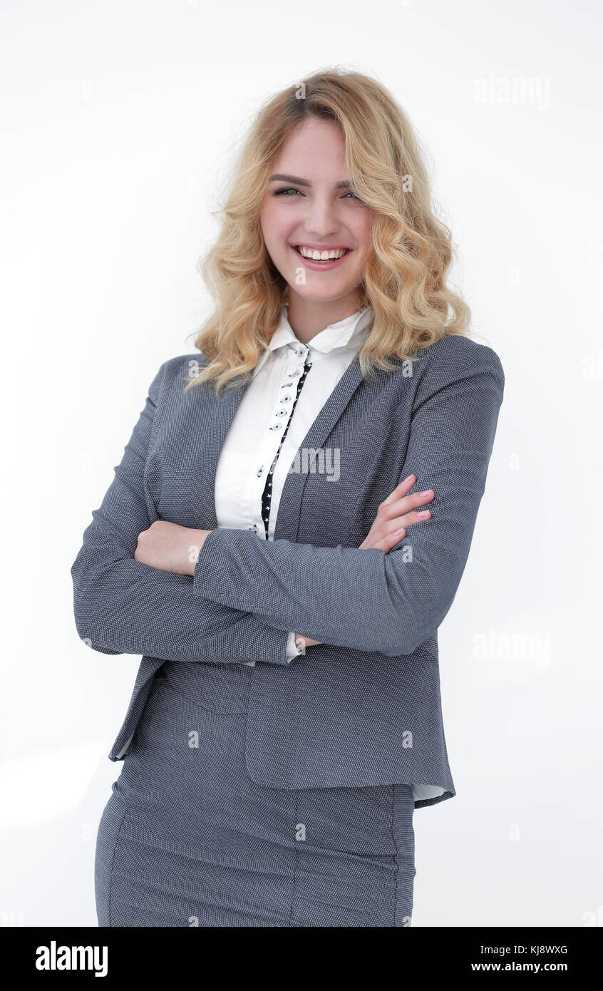 portrait of a smiling business woman Stock Photo - Alamy