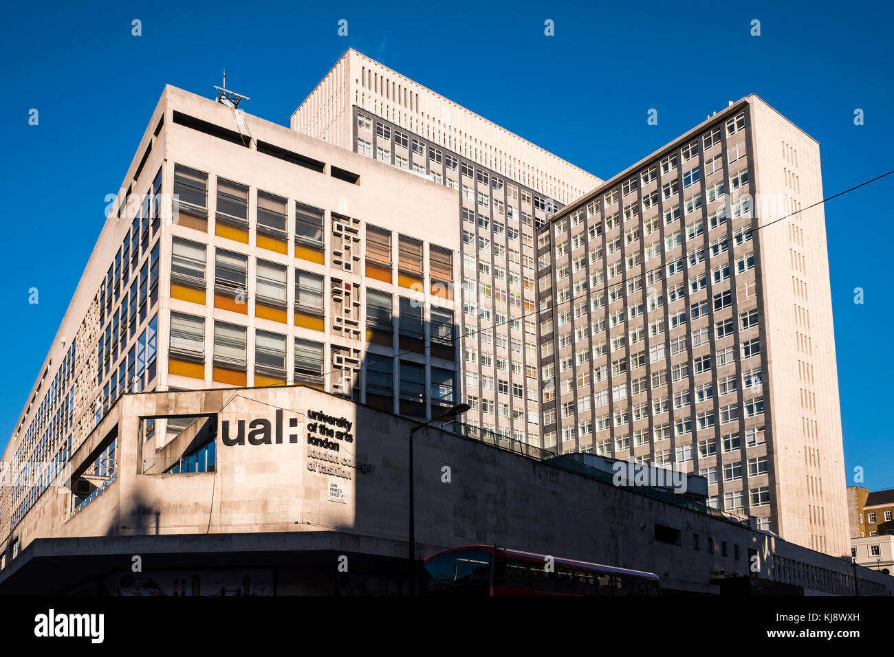 London College of Fashion, John Prince's street, London, England, U.K. Stock Photo