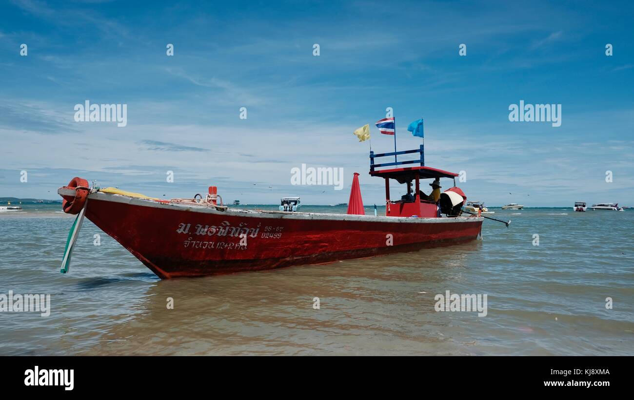 Fishing Boat Pattaya Beach Thailand South East Asia Gulf of Thailand for Mindfulness and