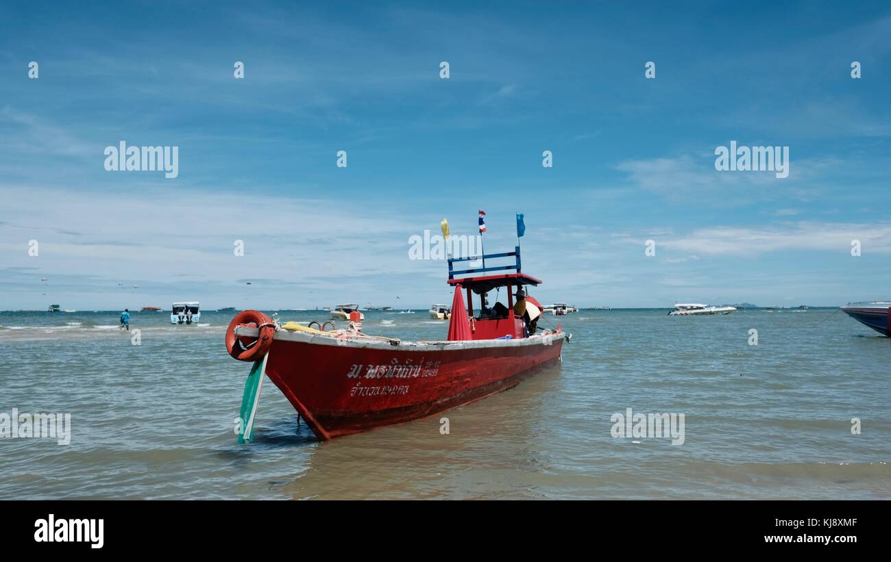 Fishing Boat Pattaya Beach Thailand South East Asia Gulf of Thailand for Mindfulness and