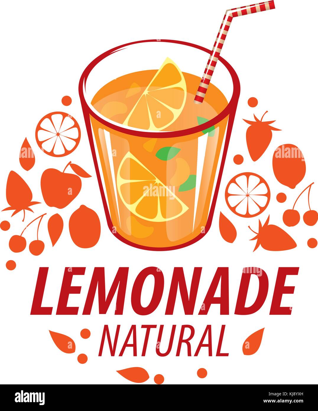 logo for lemonade Stock Vector