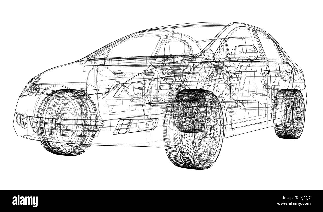 Concept car. Vector Stock Vector Image & Art - Alamy