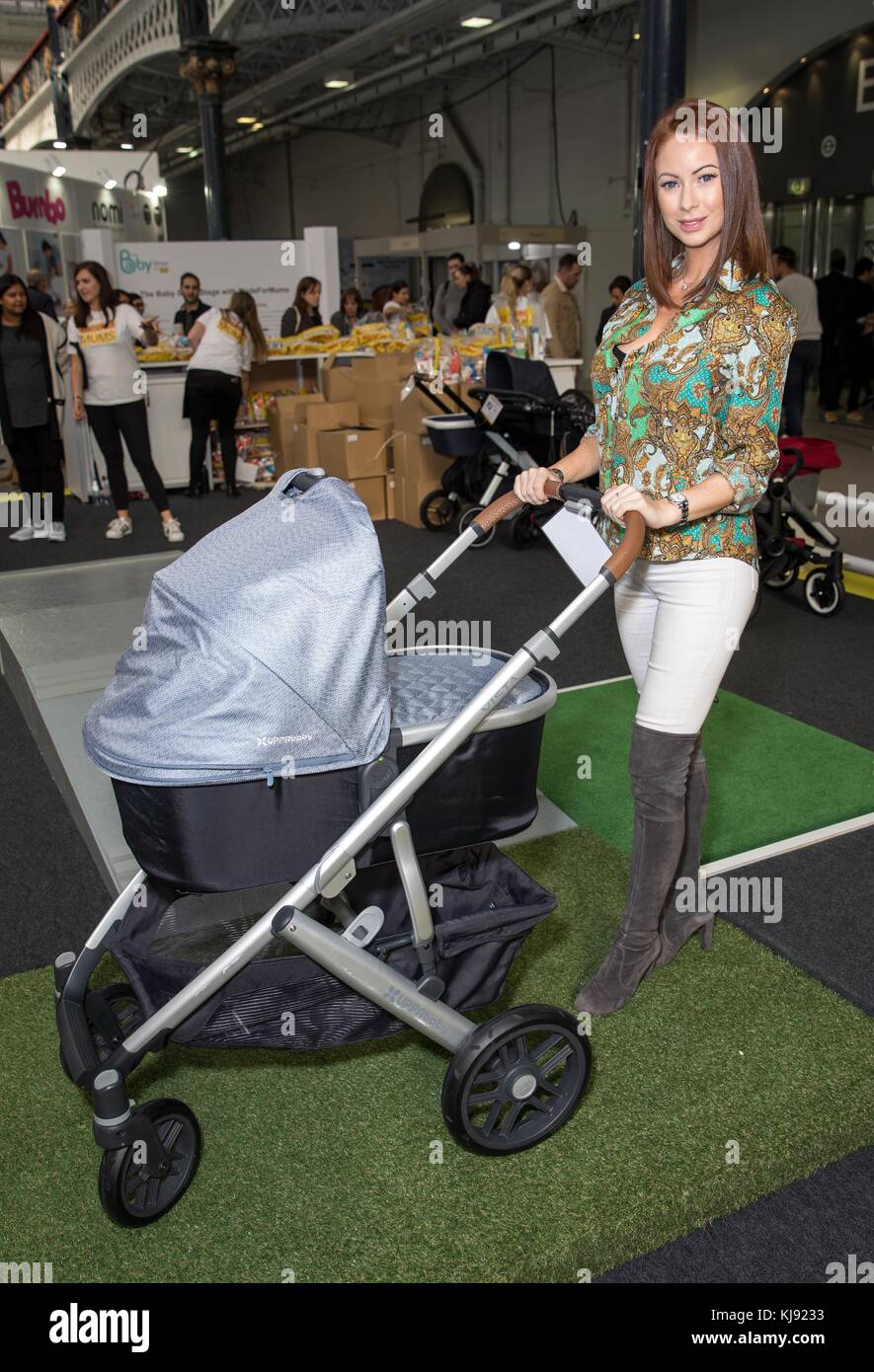 The Baby Show at Olympia, London.  Featuring: Laura Carter Where: London, United Kingdom When: 22 Oct 2017 Credit: Tom Nicholson/PinPep/WENN.com Stock Photo