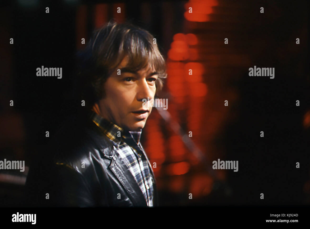 ERIC BURDON English singer and songwriter on first night of  Tyne Tees television show in November 1982. Stock Photo