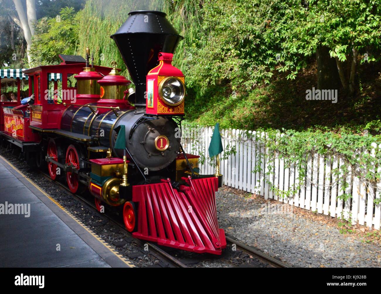 Disneyland train Stock Photo