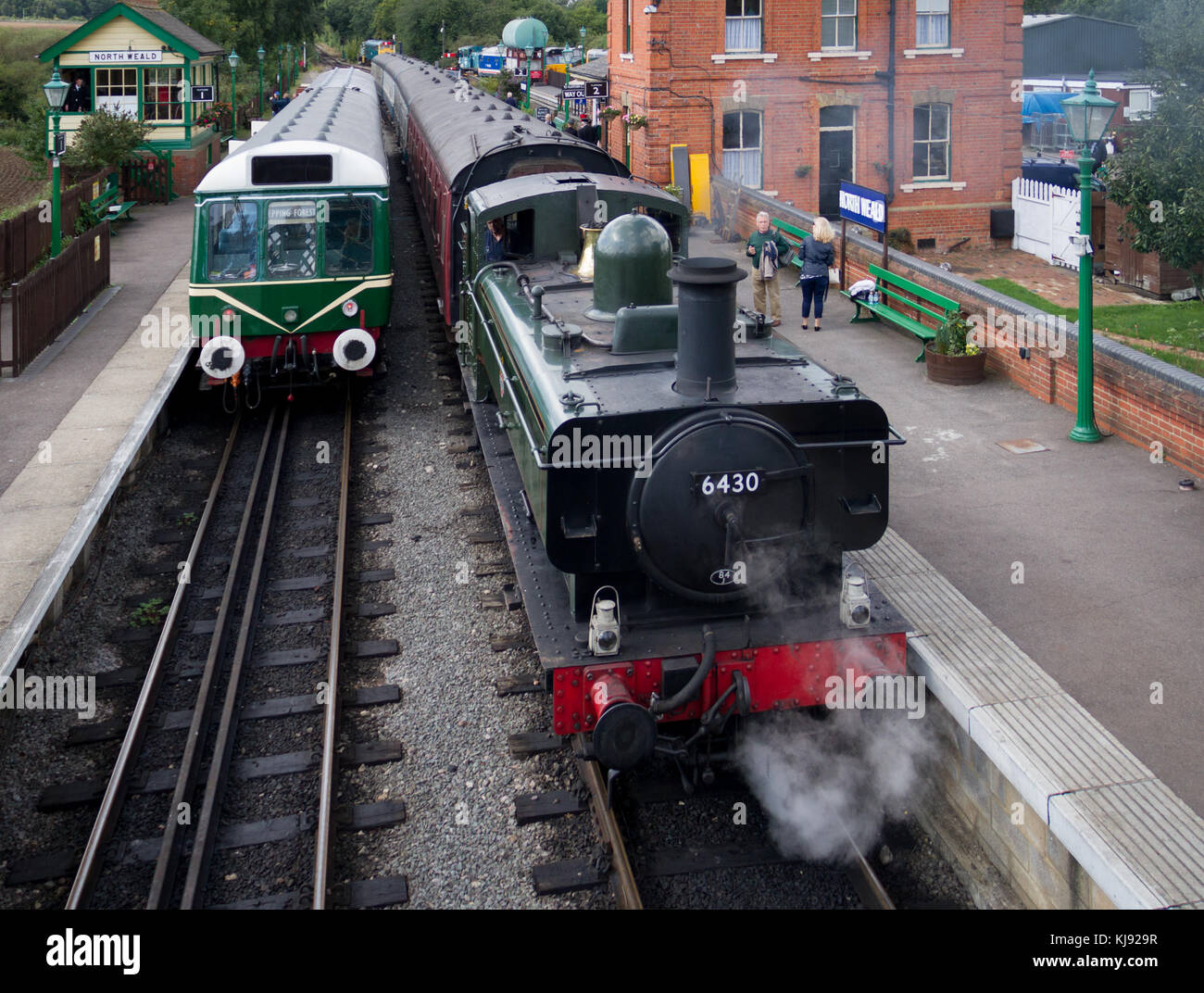Epping Ongar Railway Stock Photo
