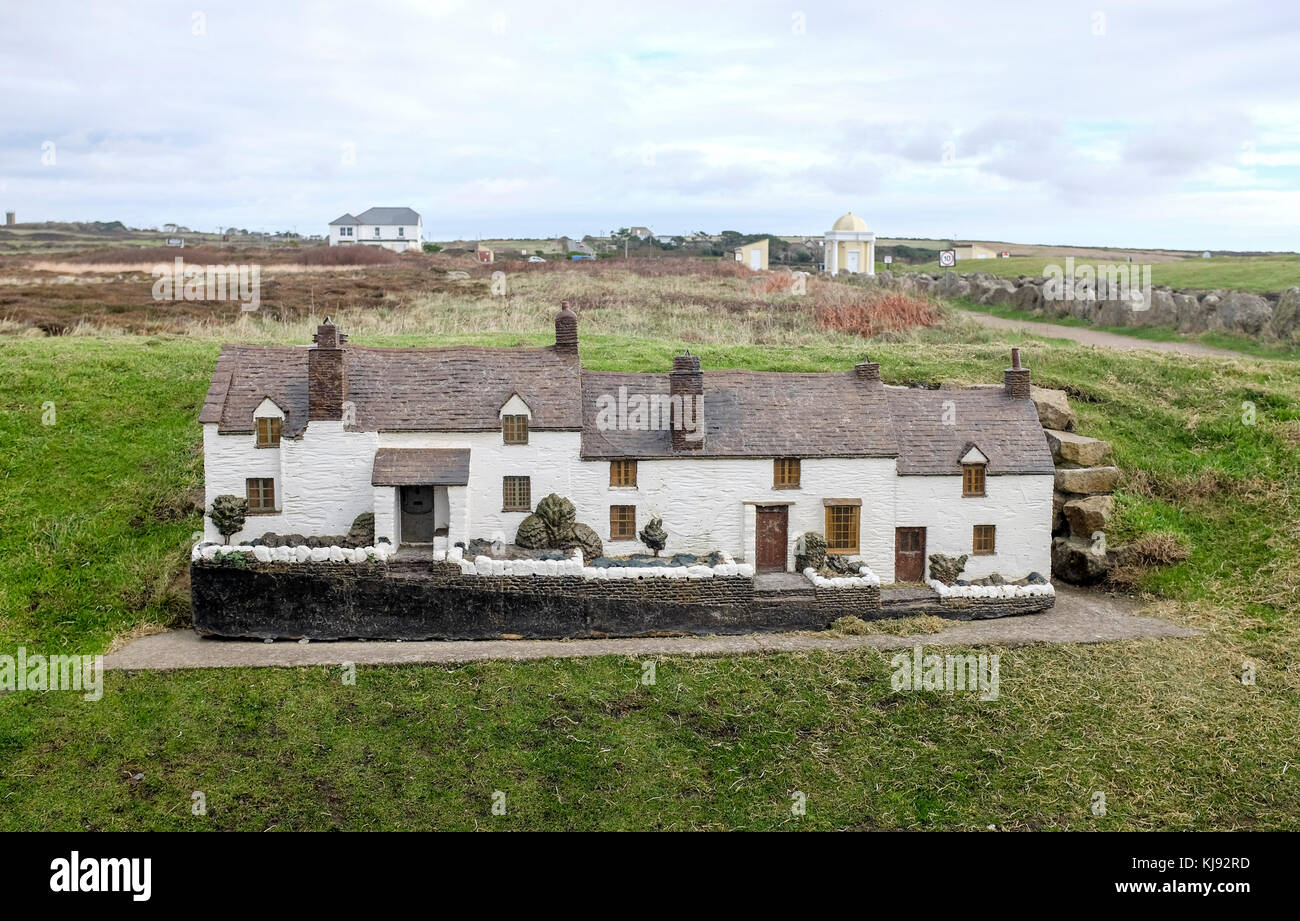 The model village at Land's End Cornwall November 2017 Land's End