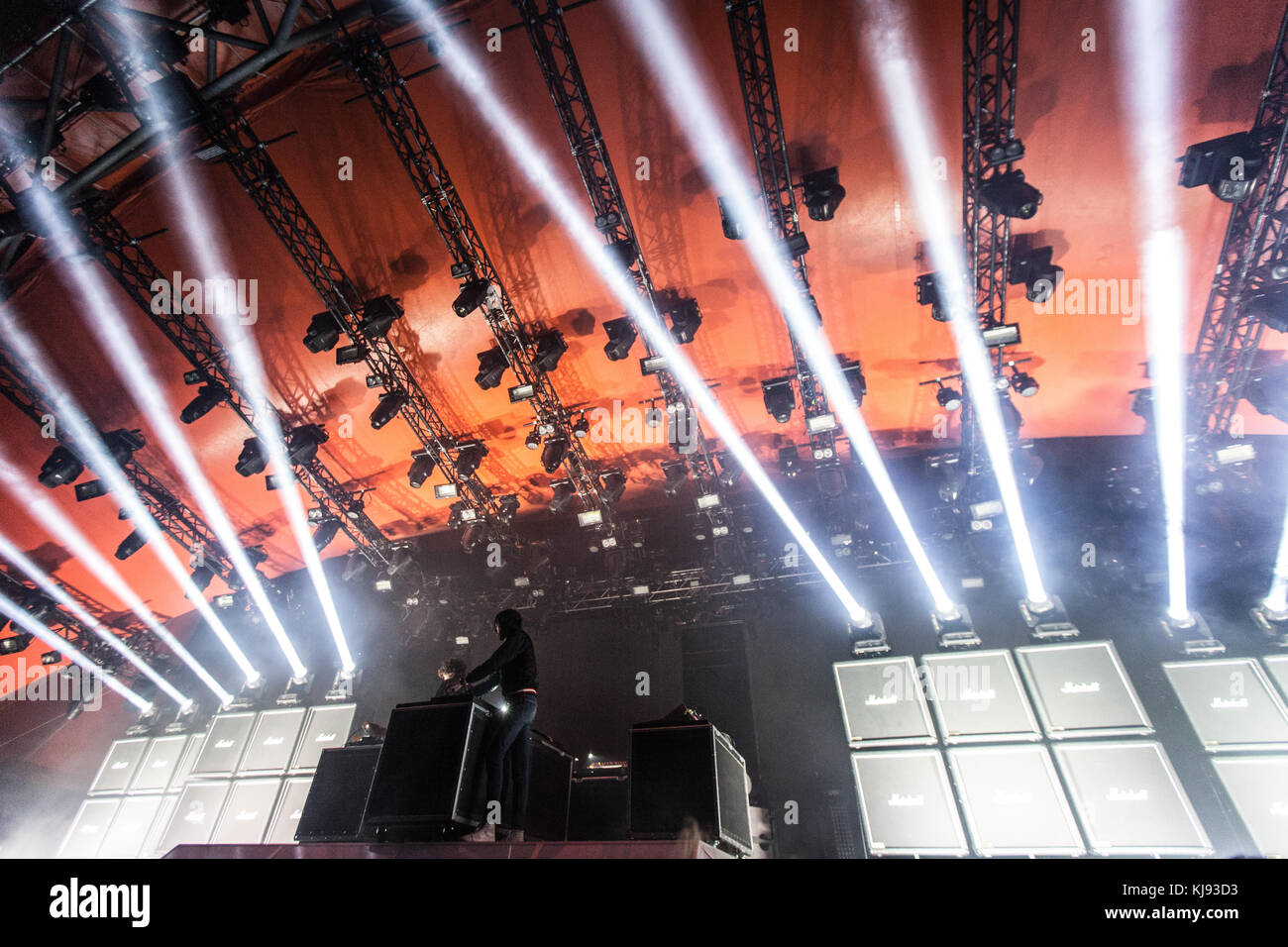 Denmark, Roskilde June, 29 2017. The French electronic music duo