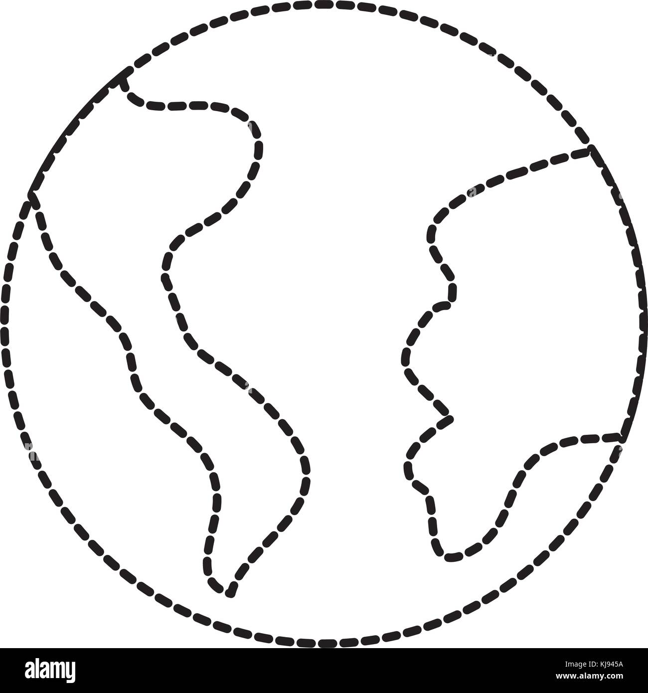 globe world earth map connection digital icon Stock Vector Image & Art ...