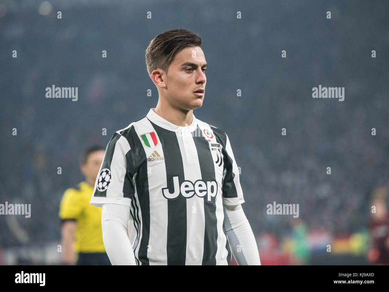 Turin Italy 22nd Nov 17 Paulo Dybala Juventus Fc During The Champions League Mathc Juventus Fc Vs Barcelona Fc At The Juventus Stadium The Final Score Is 0 0 Turin Italy 22th November Turin Italy 22nd Nov 17 Paulo Dybala Juventus Fc During The Champions League Mathc Juventus Fc Vs Barcelona Fc At The Juventus Stadium The Final Score Is 0 0 Turin Italy 22th November
