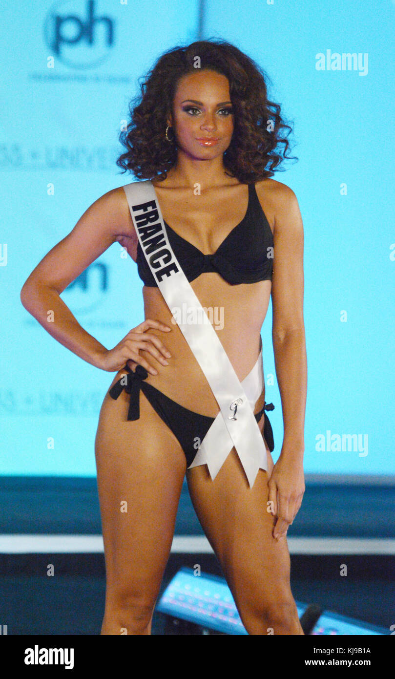 Las Vegas, Nevada, USA. 22nd Nov, 2017. Miss Universe France Alicia Aylies  participates in the Swimsuit competition of the 66th Miss Universe  Competition on November 20, 2017 at the Planet Hollywood Resort