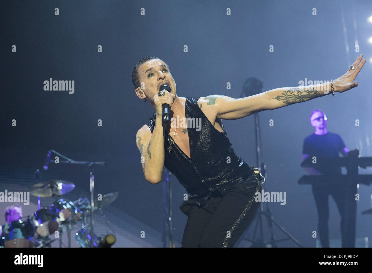 London, UK. 22nd Nov, 2017. Andy Fletcher and Dave Gahan of Depeche Mode  performs at The O2 Arena London, England. Credit: Jason Richardson/Alamy  Live News Stock Photo - Alamy