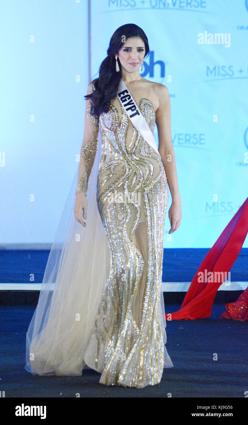 Las Vegas, Nevada, USA. 23rd Nov, 2017. Miss Universe Egypt Farah Sedky