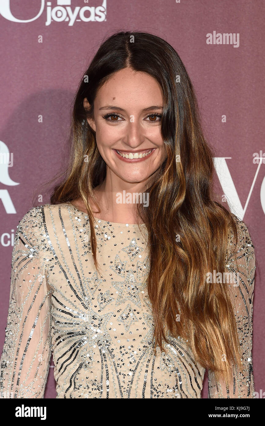 Madrid, Spain. 23rd November, 2017. Actress Andrea Molina during the