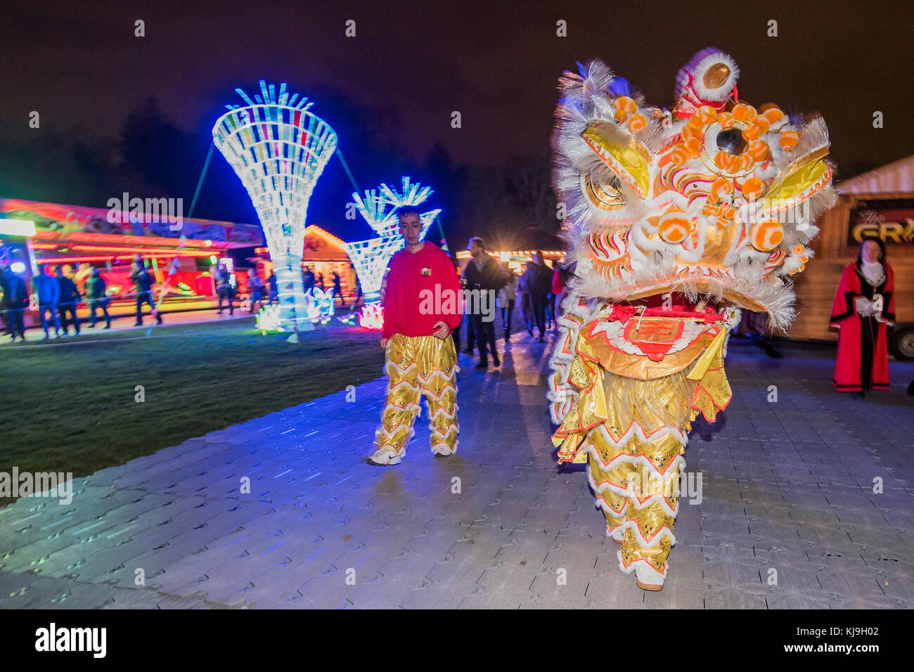 London, UK. 23rd Nov, 2017. Magical Lantern Festival - a Christmas ...