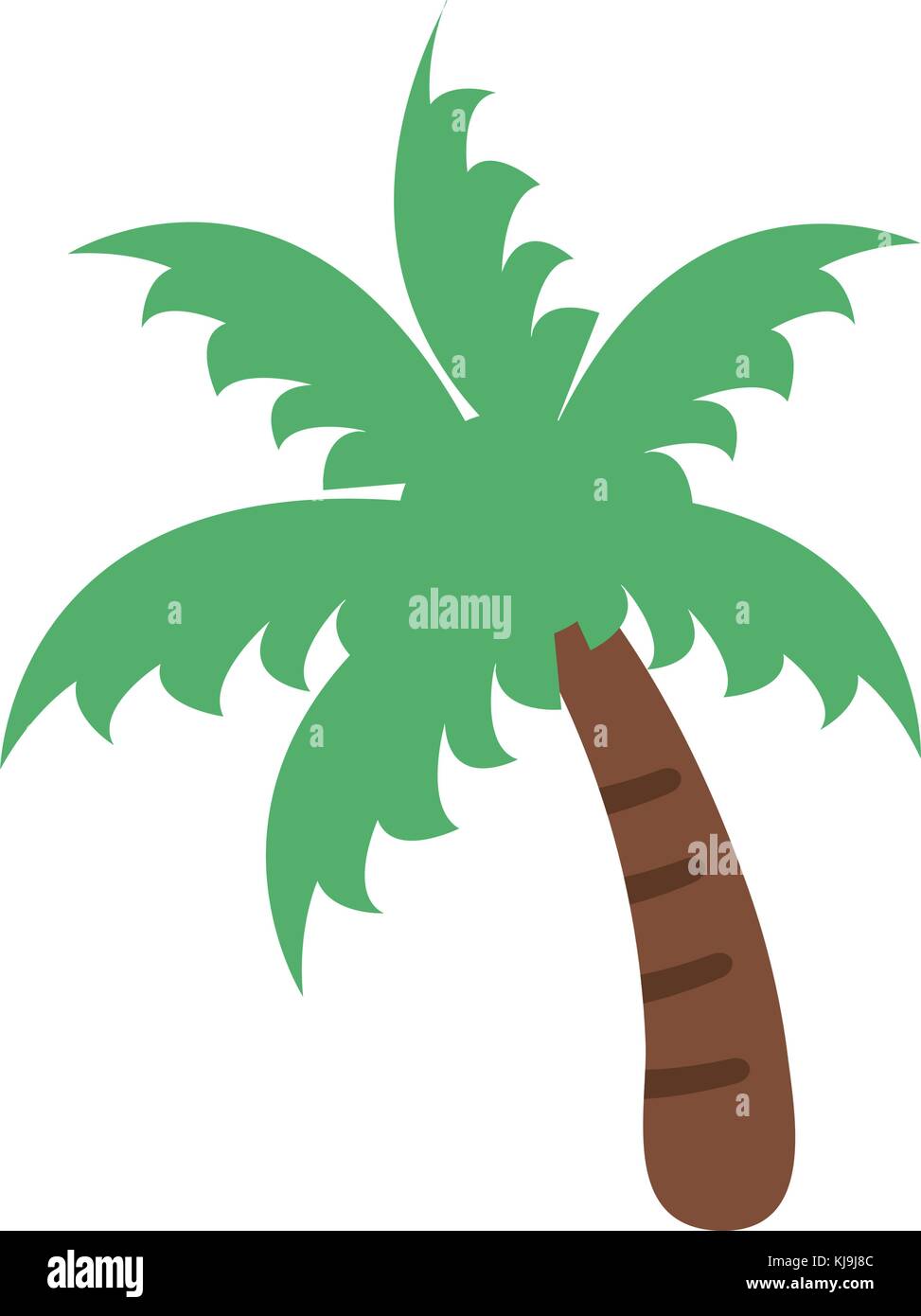 Palm tree isolated Stock Vector Image & Art - Alamy