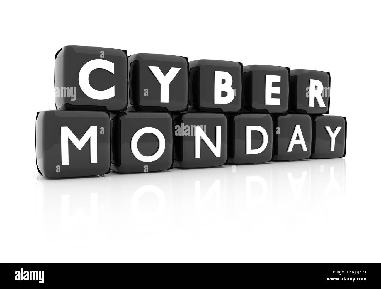 Cyber Monday 3D text Stock Photo Alamy