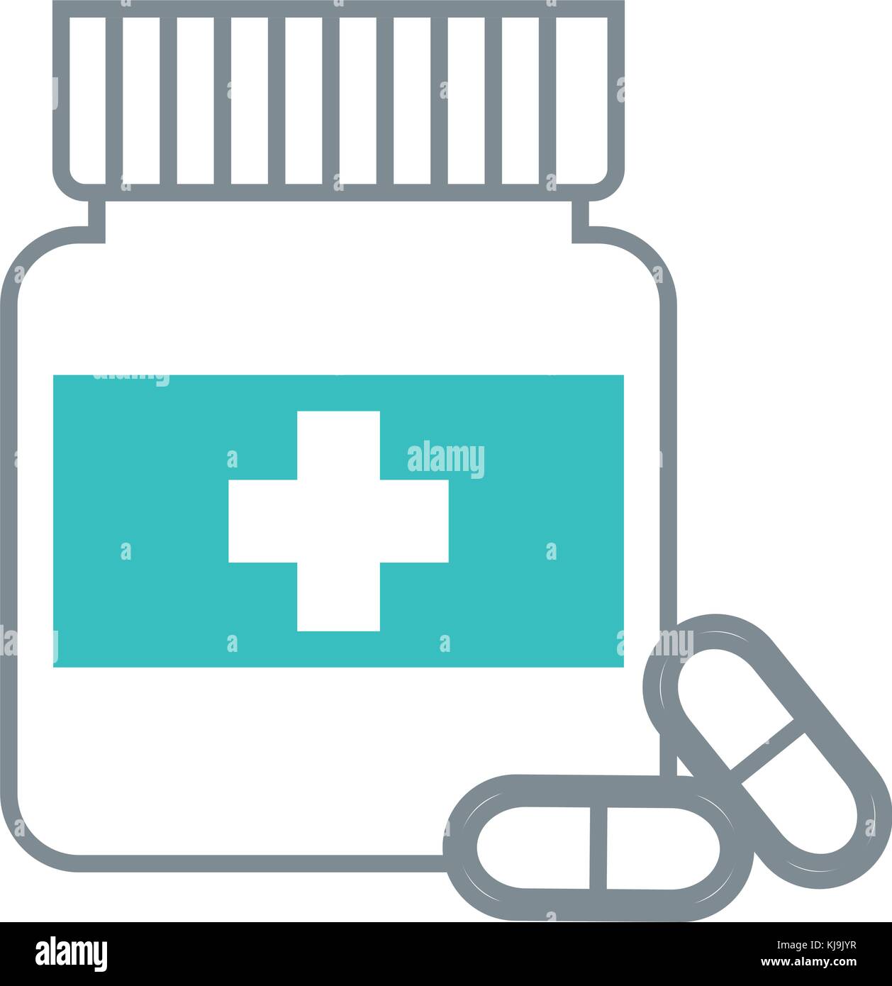 Medicine bottle isolated Stock Vector Image & Art - Alamy