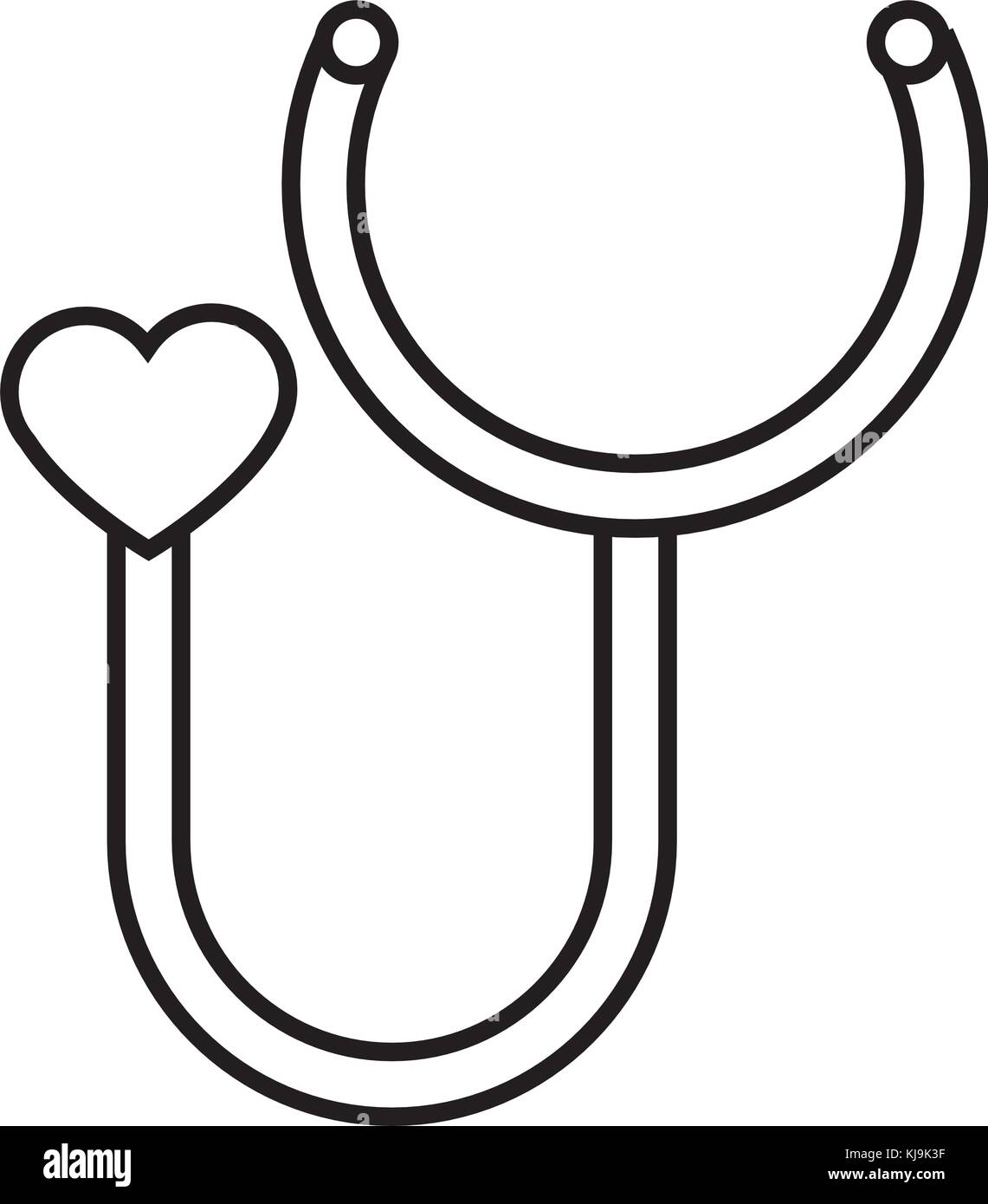 Stethoscope medical tool Stock Vector Image & Art - Alamy
